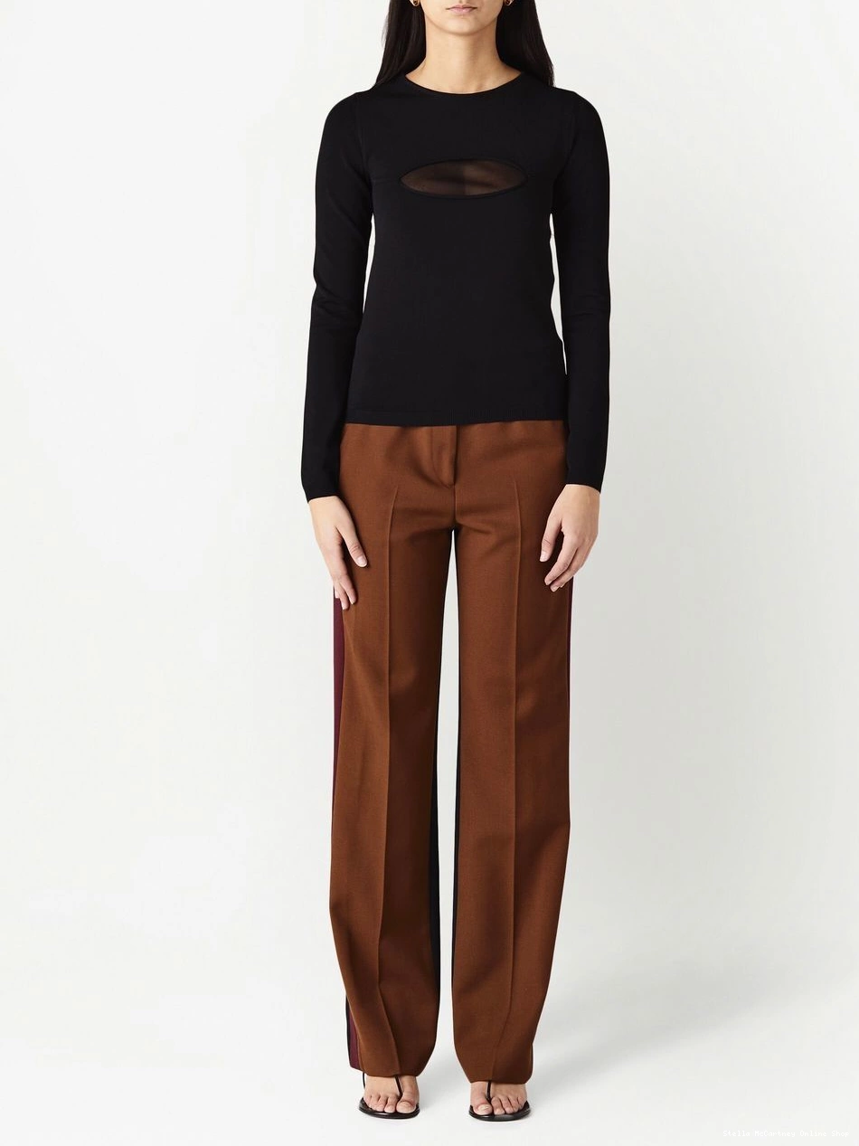 Cheap Stella knit Women top cut-out detail McCartney 0727